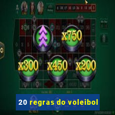 20 regras do voleibol